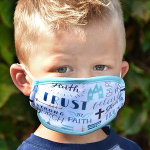NEW! Faith Mask - Faith, Trust, Believe / Kids